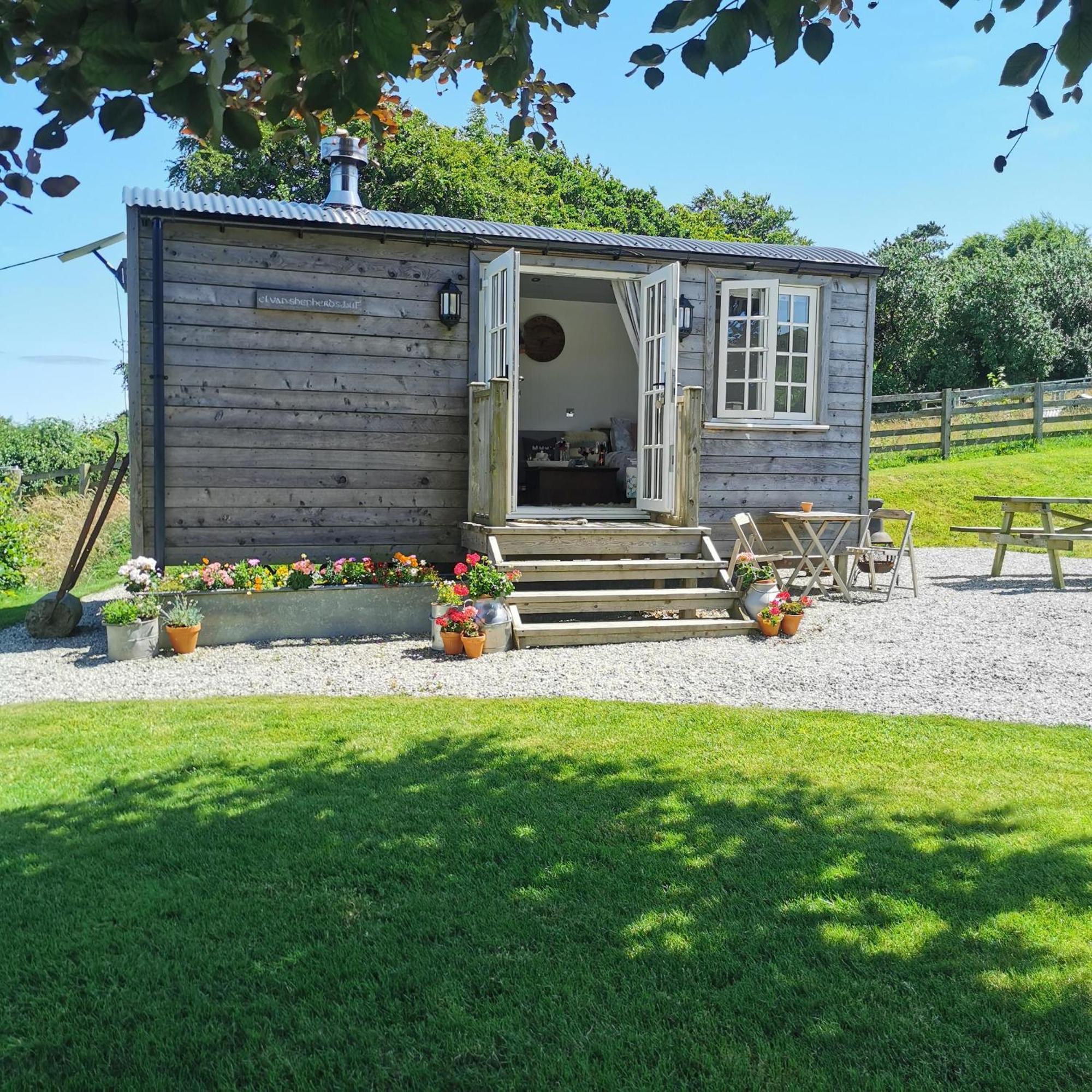 Вілла Elvan Farm Shepherd'S Hut Ексетер Екстер'єр фото